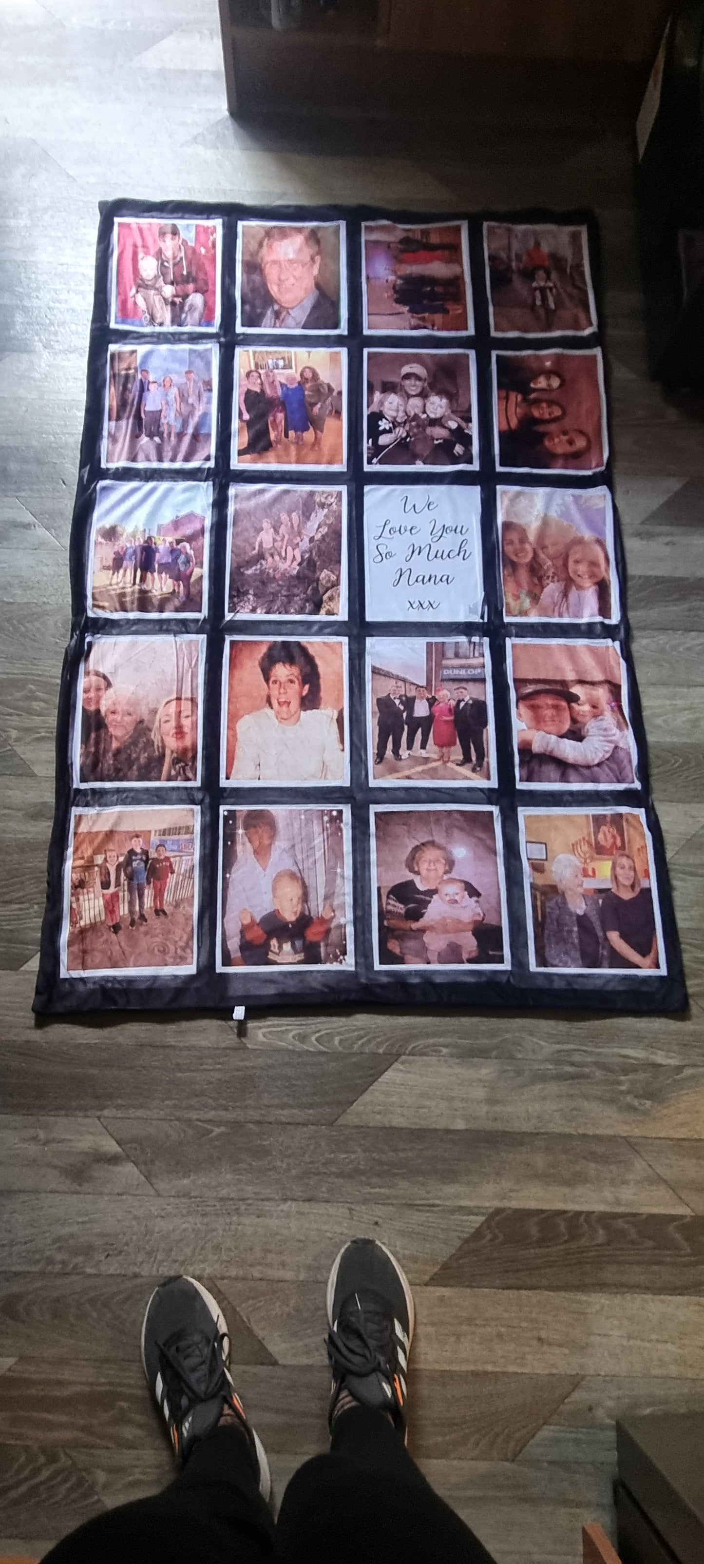 20 panel personalised blanket