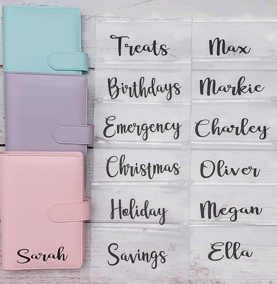 A6 saving budget planners