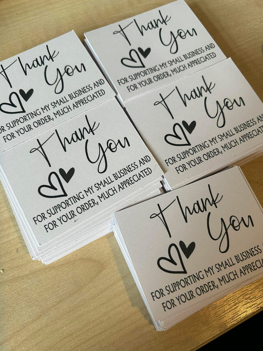 Thank you for order cards