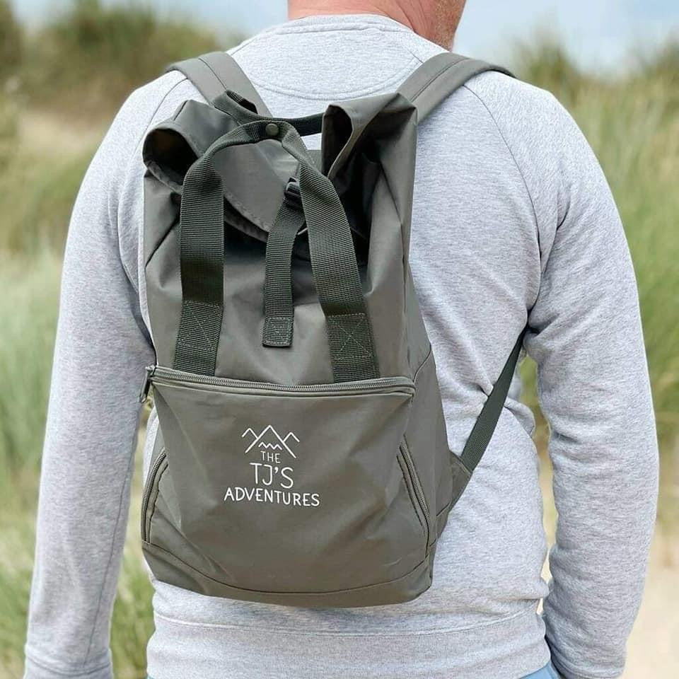 Rolled Top Backpack